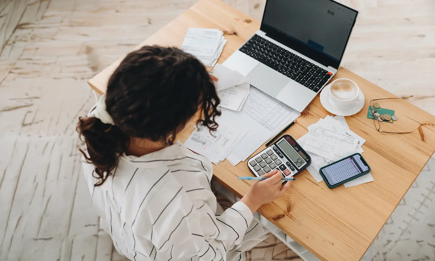 Woman at desk