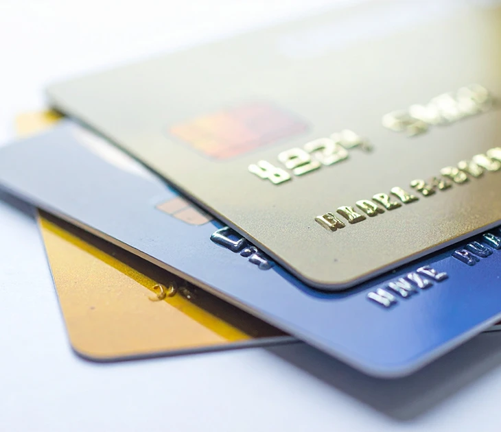 pile of credit cards