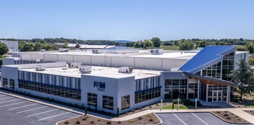 The exterior of F&M Trust's new headquarters building in Chambersburg