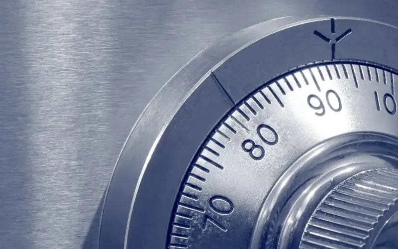 mechanical safe dial