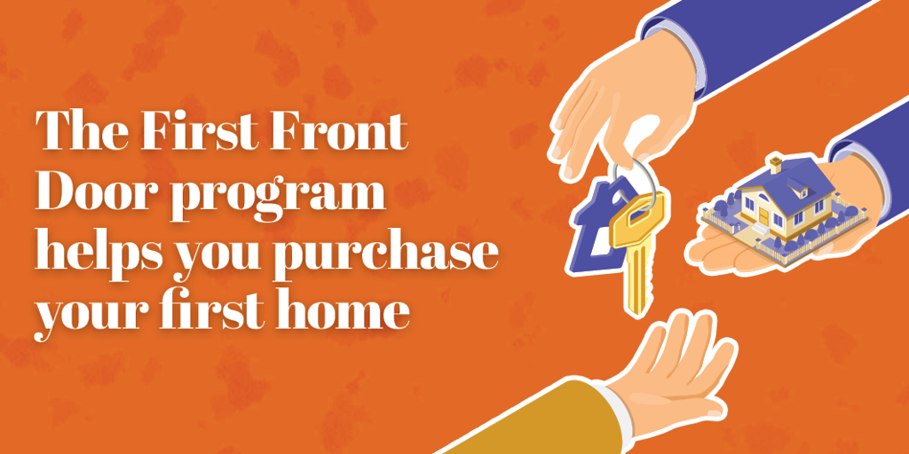 First time home buyer assistance through First Front Door