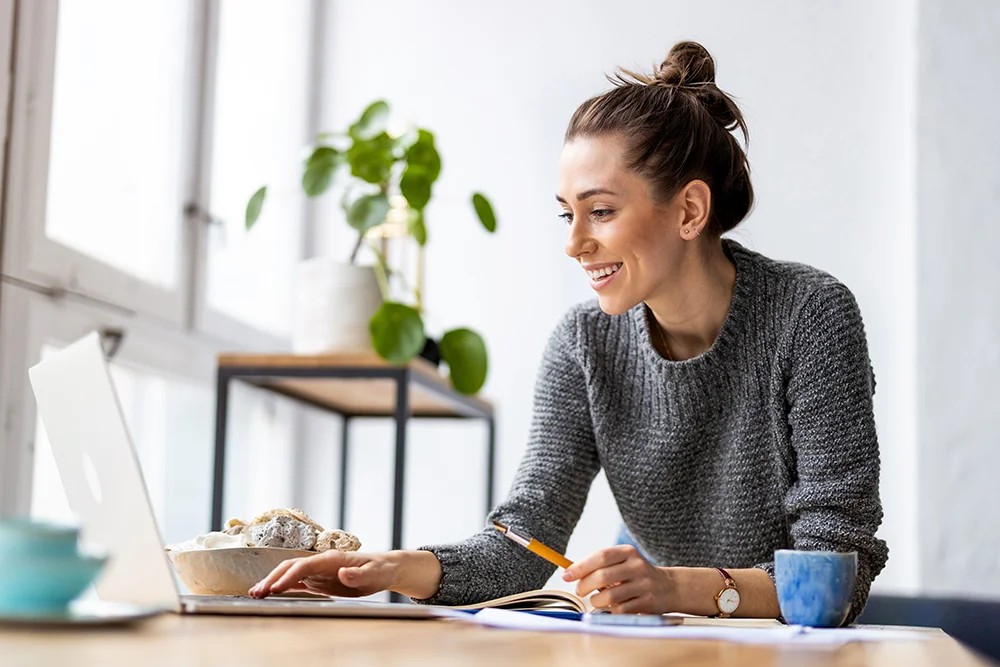 Man and woman getting married