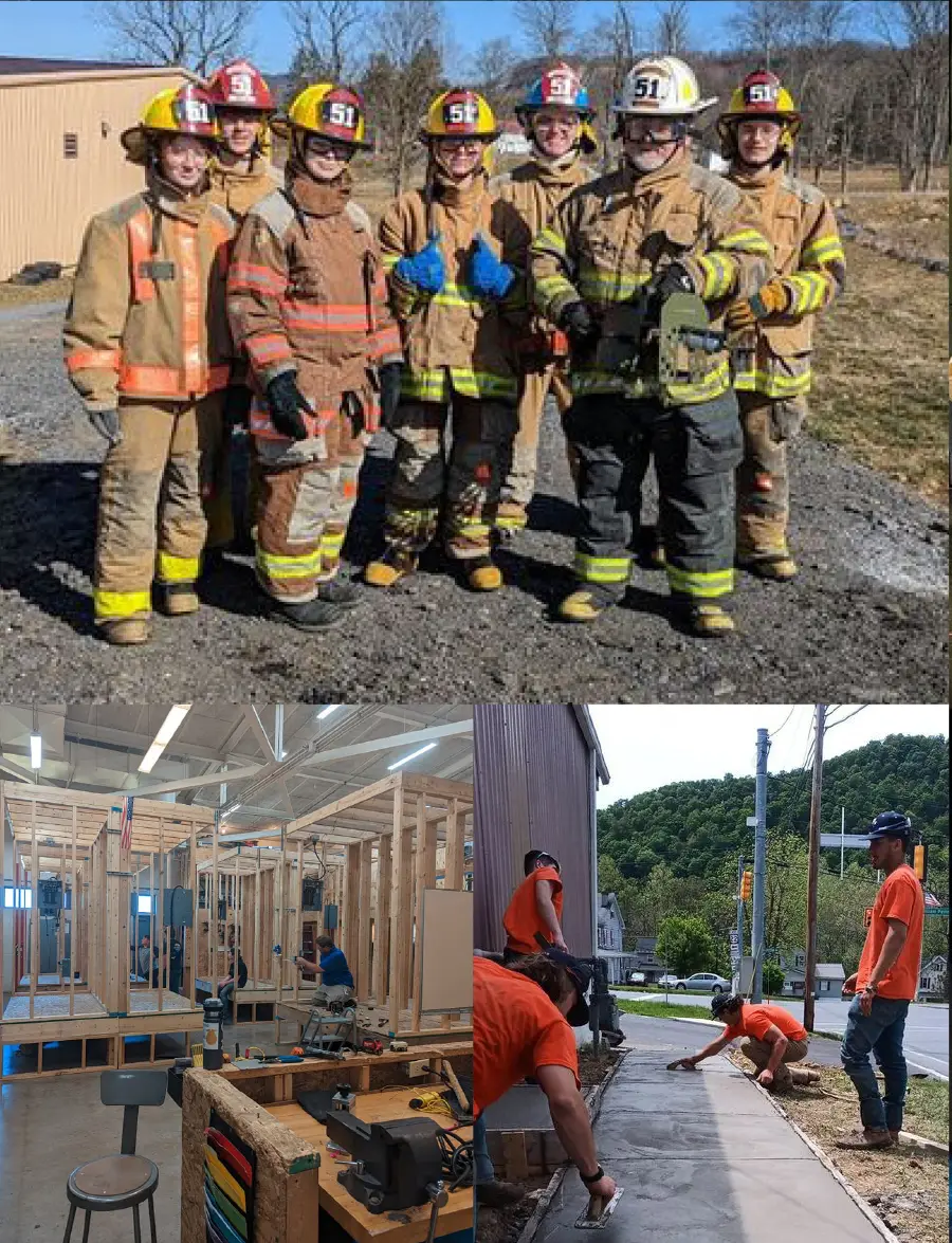 group of firefighters