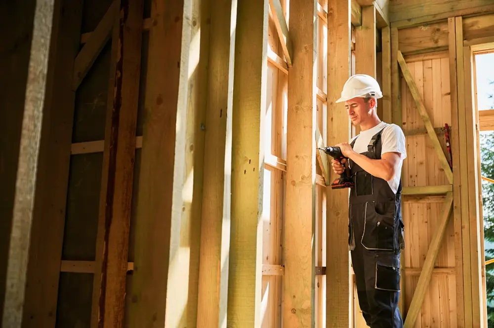 Internal framing of a home